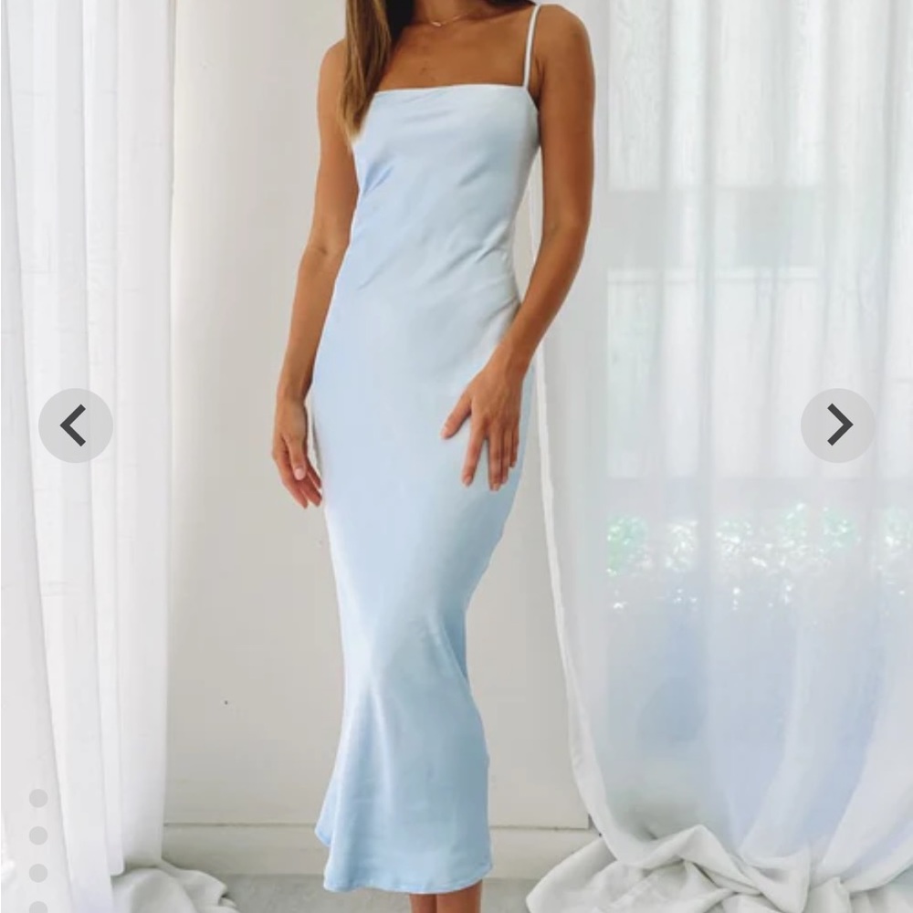 Amaryllis Dress Baby Blue